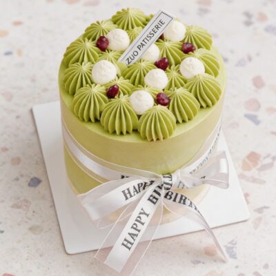 Mini matcha cake